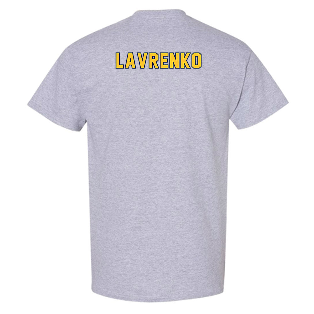 UC Berkeley - NCAA Men's Swimming & Diving : Dar Lavrenko - Sports Shersey T-Shirt-1