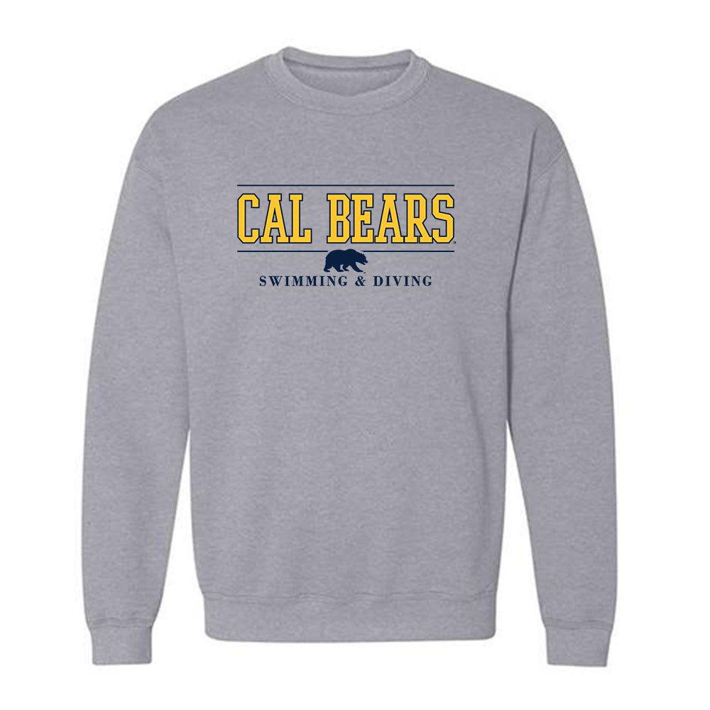 UC Berkeley - NCAA Men's Swimming & Diving : Ian Platts-Mills - Sports Shersey Crewneck Sweatshirt-0