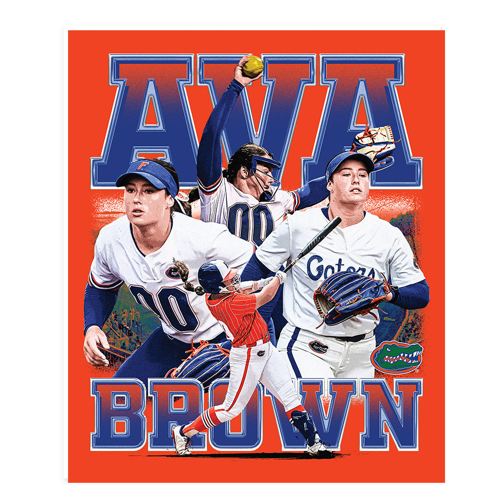 Florida - NCAA Softball : Ava Brown - Collage Poster 20x24-0