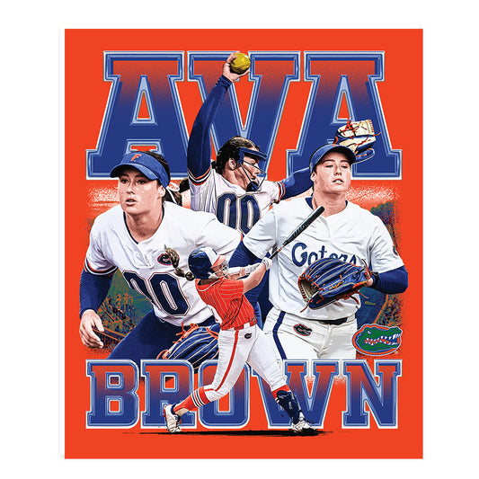 Florida - NCAA Softball : Ava Brown - Collage Poster 20x24-0