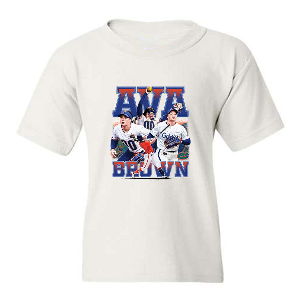 Florida - NCAA Softball : Ava Brown - Collage Youth T-Shirt-0