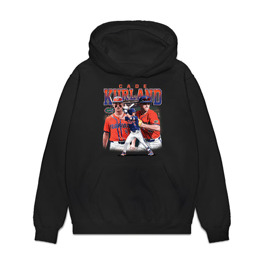 Florida - NCAA Baseball : Cade Kurland - Collage Premium Hooded Sweatshirt-0