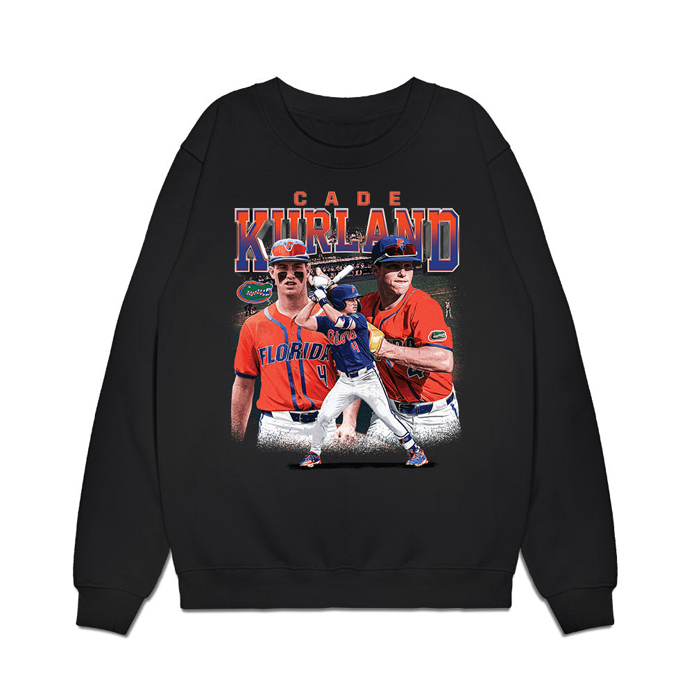 Florida - NCAA Baseball : Cade Kurland - Collage Premium Crewneck Sweatshirt-0