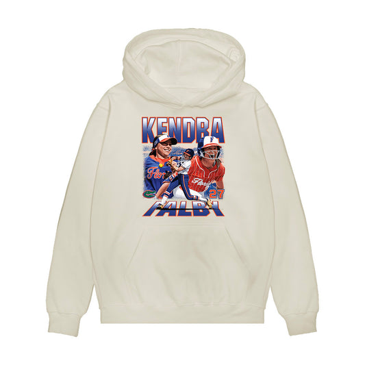 Florida - NCAA Softball : Kendra Falby - Collage Premium Hooded Sweatshirt-0