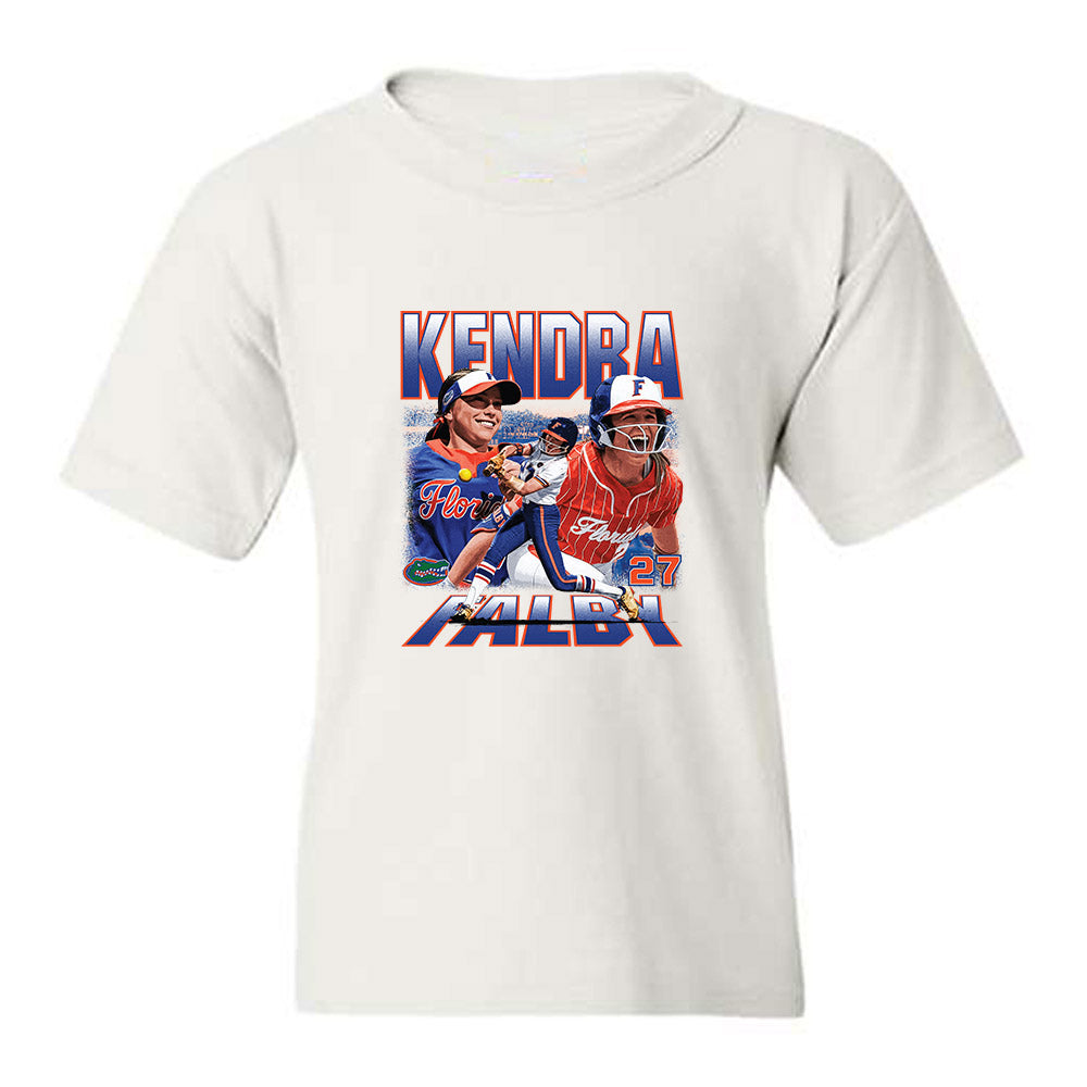Florida - NCAA Softball : Kendra Falby - Collage Youth T-Shirt-0