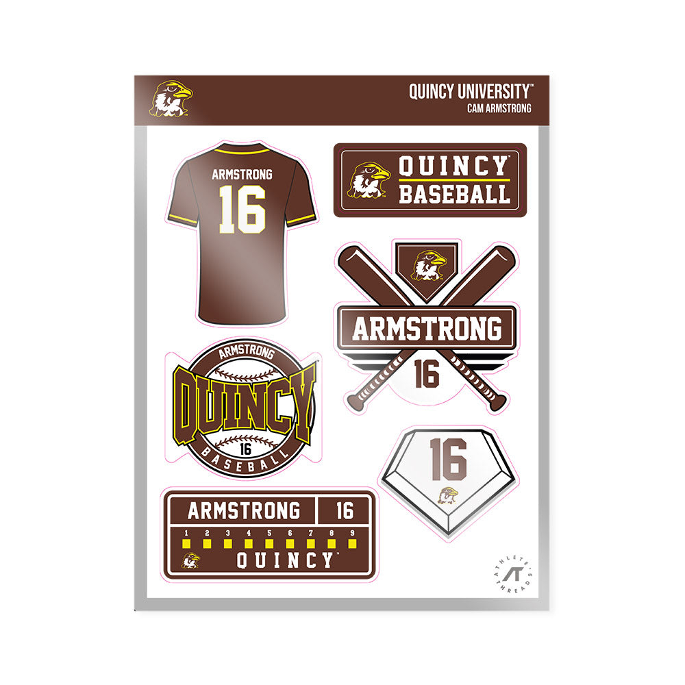 Quincy - NCAA Baseball : Cam Armstrong - Sticker Sheet-0