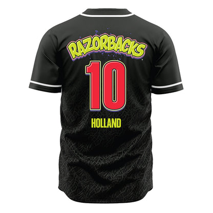 Arkansas - NCAA Baseball : Tyler Holland - Jersey-1