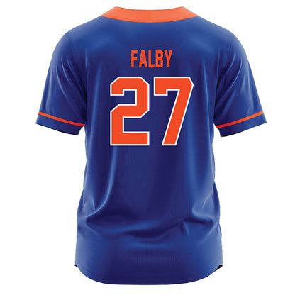 Florida - NCAA Softball : Kendra Falby - Blue Jersey-1