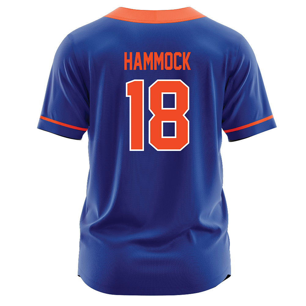 Florida - NCAA Softball : Kara Hammock - Blue Jersey-1