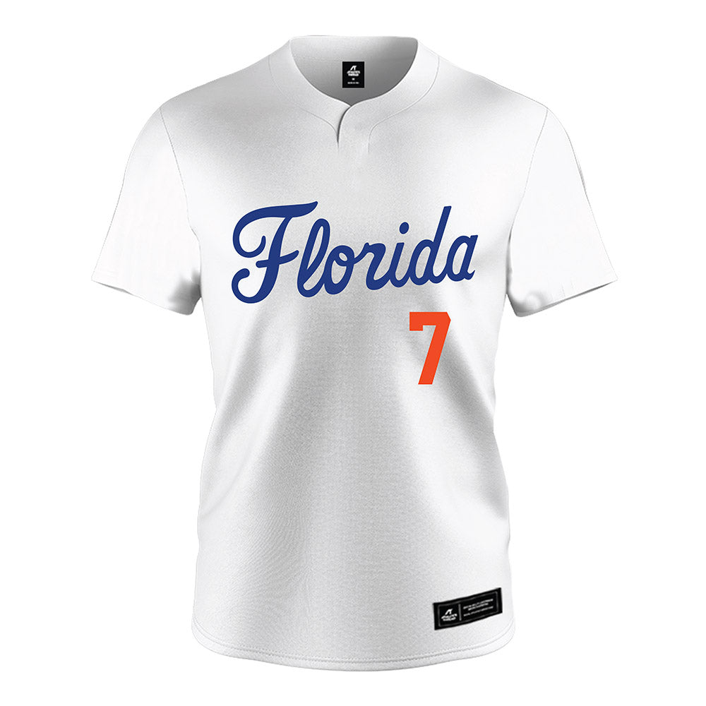 Florida - NCAA Softball : Keagan Rothrock - White Jersey-0