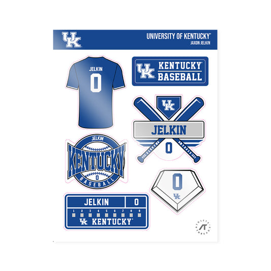 Kentucky - NCAA Baseball : Jaxon Jelkin - Sticker Sheet-0