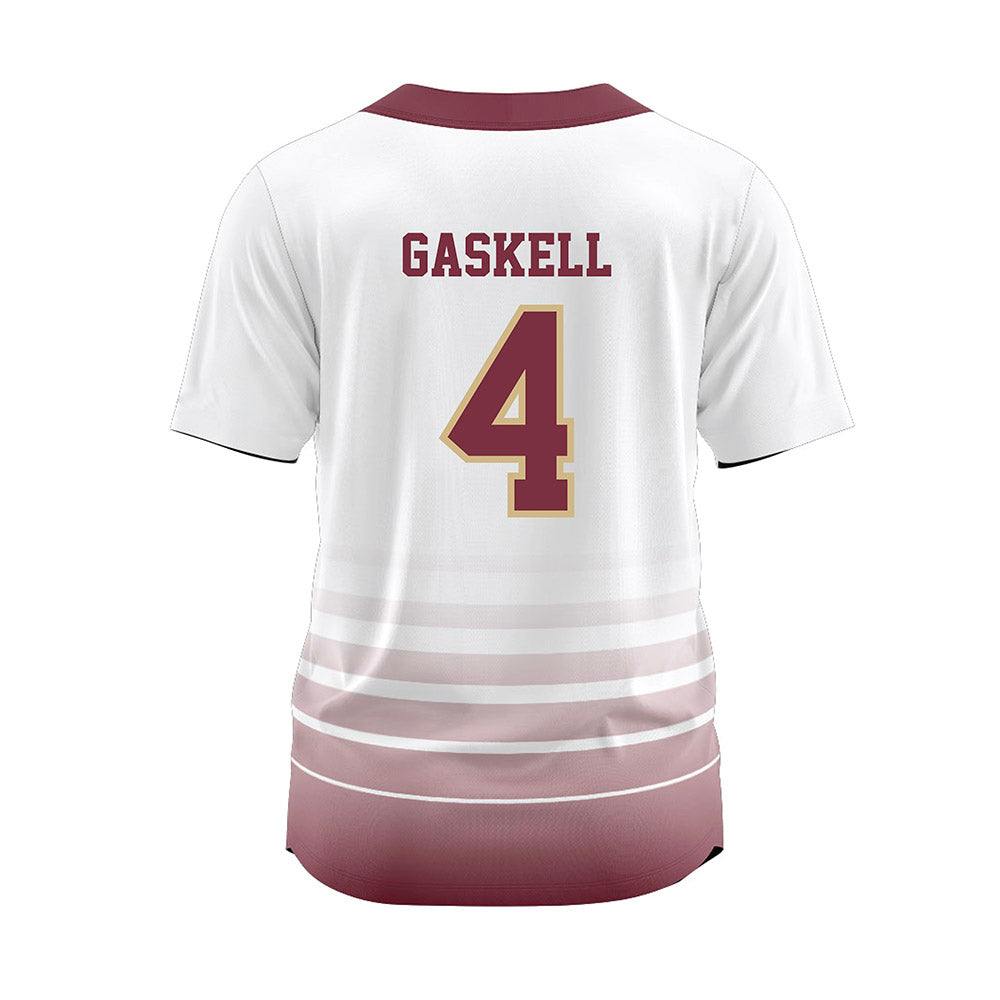 FSU - NCAA Softball : Marlee Gaskell - White Jersey-1