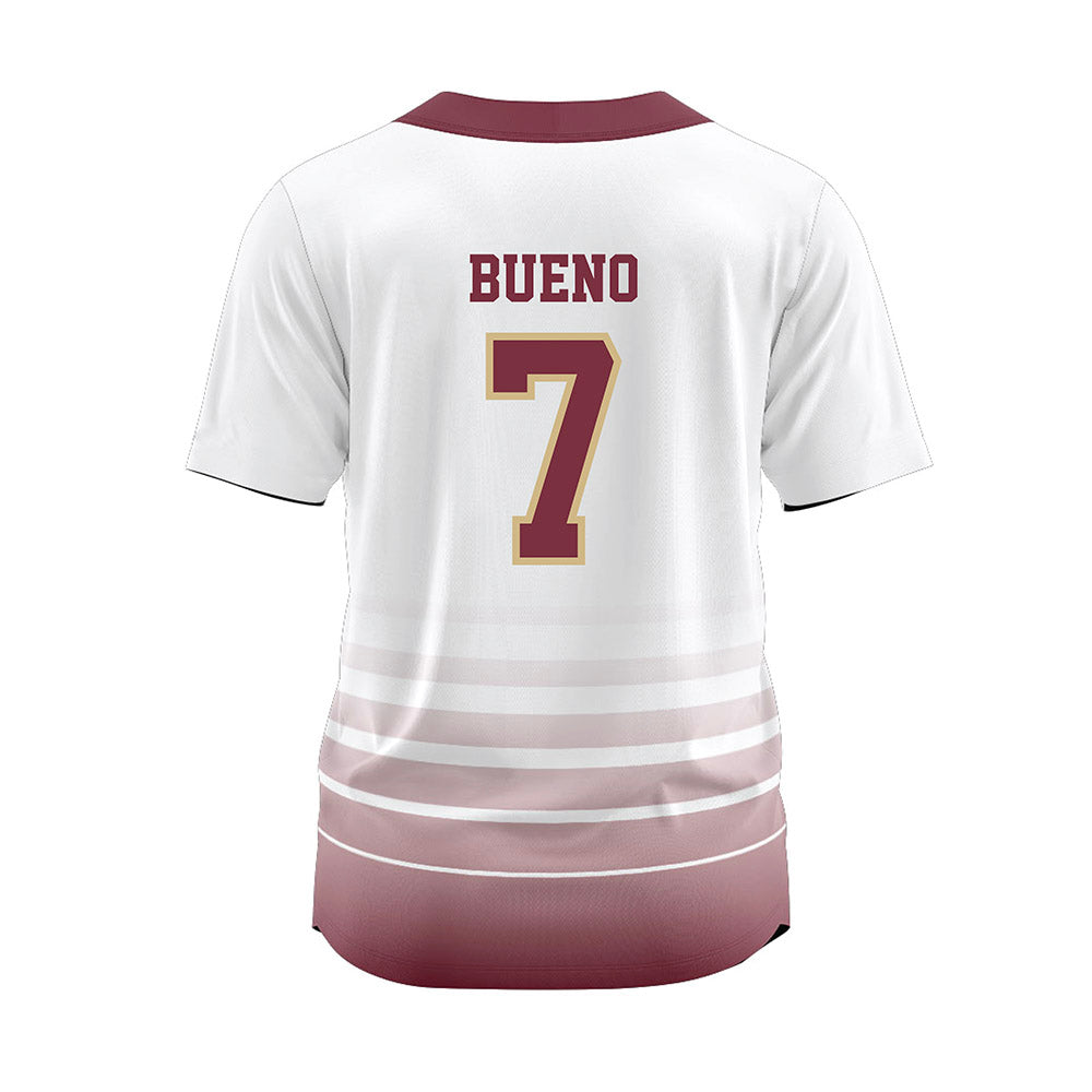 FSU - NCAA Softball : Angelee Bueno - White Jersey-1