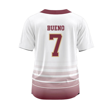 FSU - NCAA Softball : Angelee Bueno - White Jersey-1