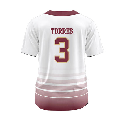 FSU - NCAA Softball : Isabella Torres - White Jersey-1