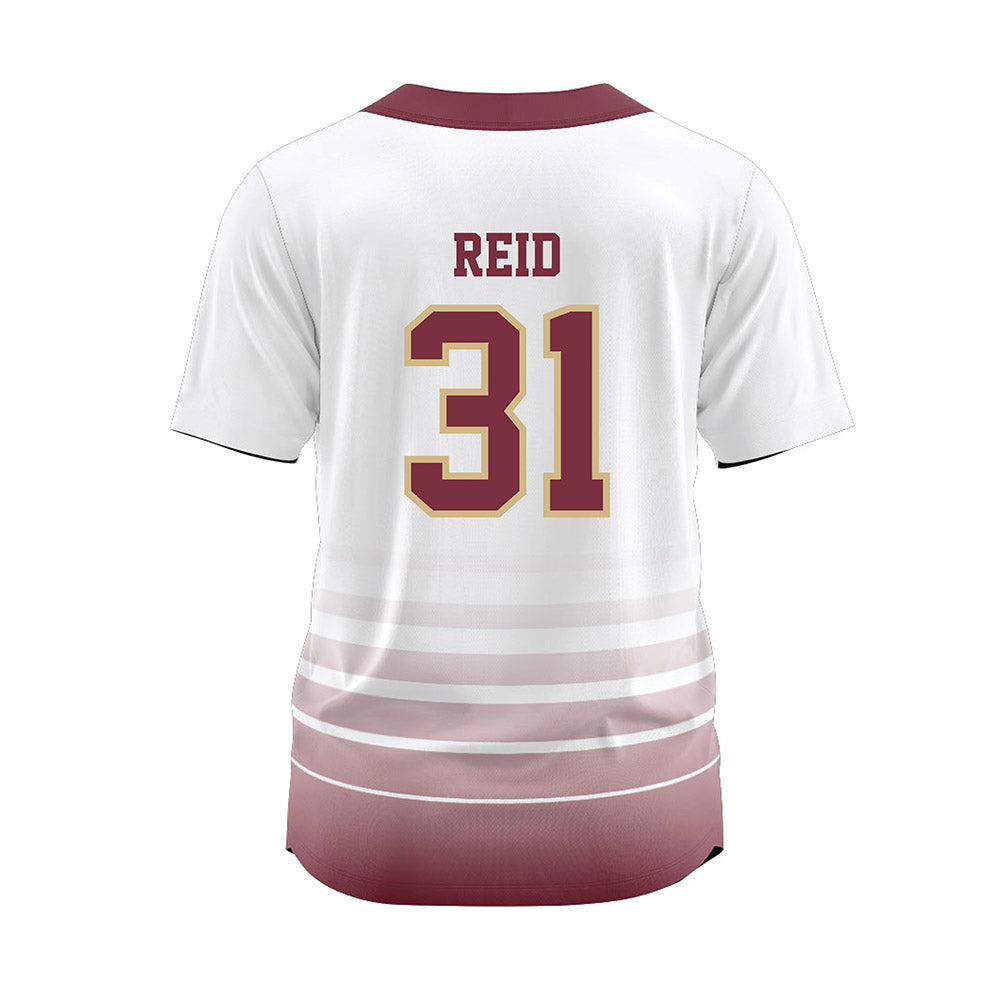 FSU - NCAA Softball : Makenna Reid - White Jersey-1