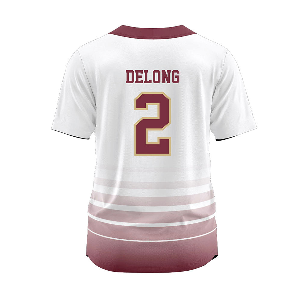 FSU - NCAA Softball : Addie DeLong - White Jersey-1