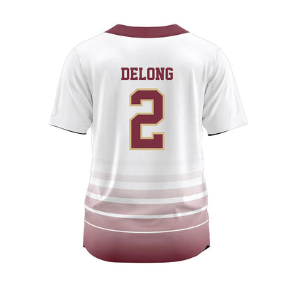 FSU - NCAA Softball : Addie DeLong - White Jersey-1