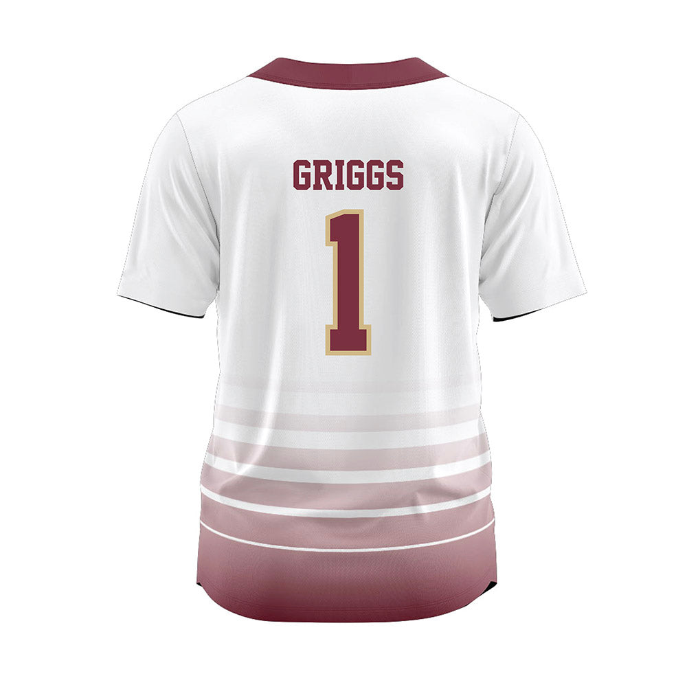 FSU - NCAA Softball : Hayley Griggs - White Jersey-1