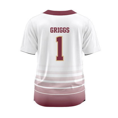 FSU - NCAA Softball : Hayley Griggs - White Jersey-1