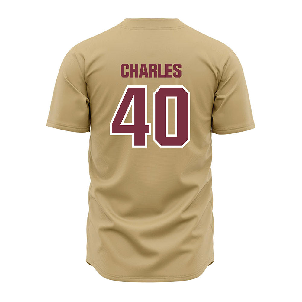 FSU - NCAA Baseball : Joseph Charles - Gold Jersey-1