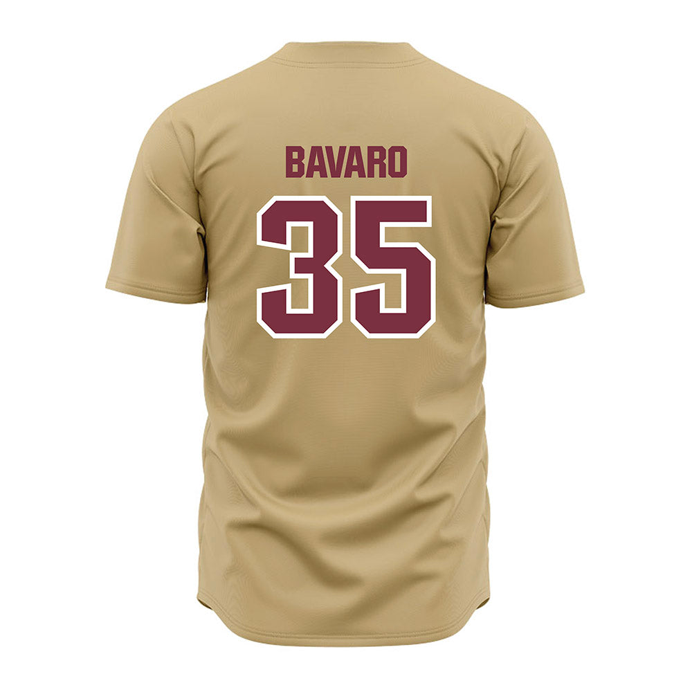 FSU - NCAA Baseball : Will Bavaro - Gold Jersey-1