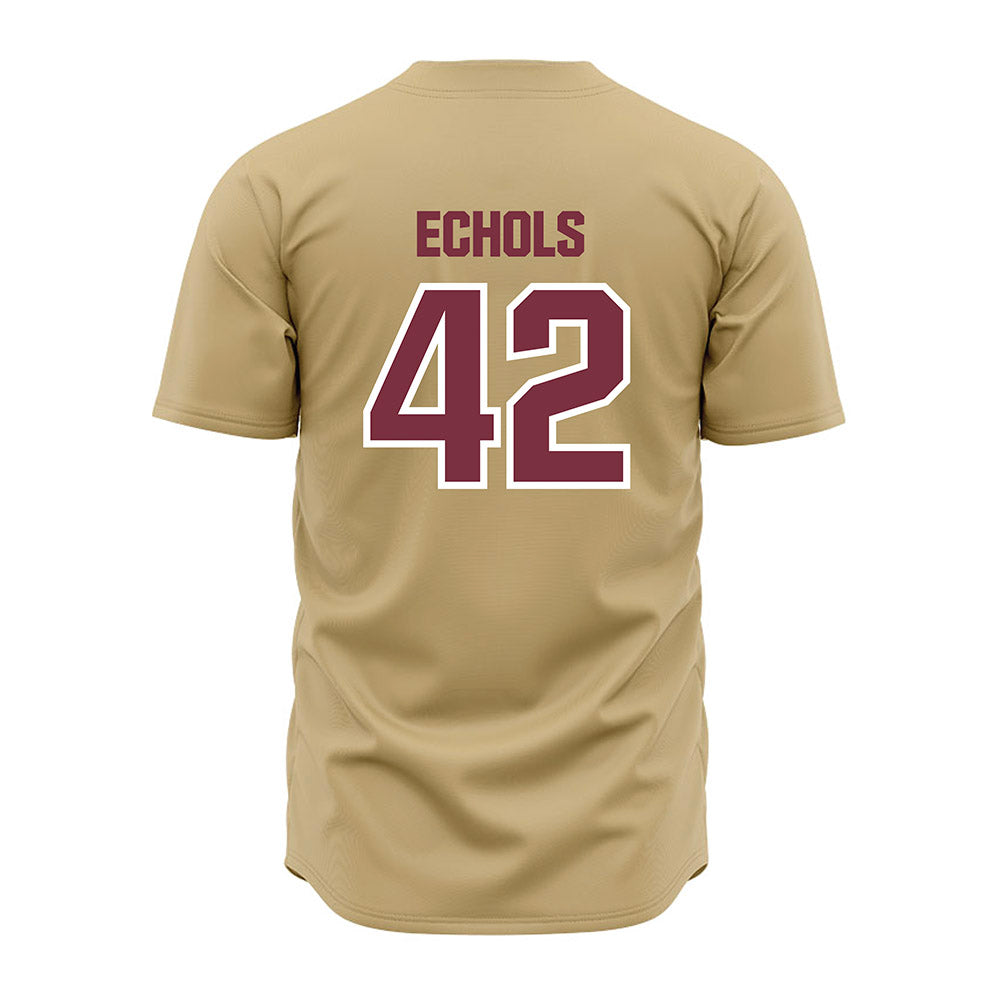 FSU - NCAA Baseball : Jacob Echols - Gold Jersey-1
