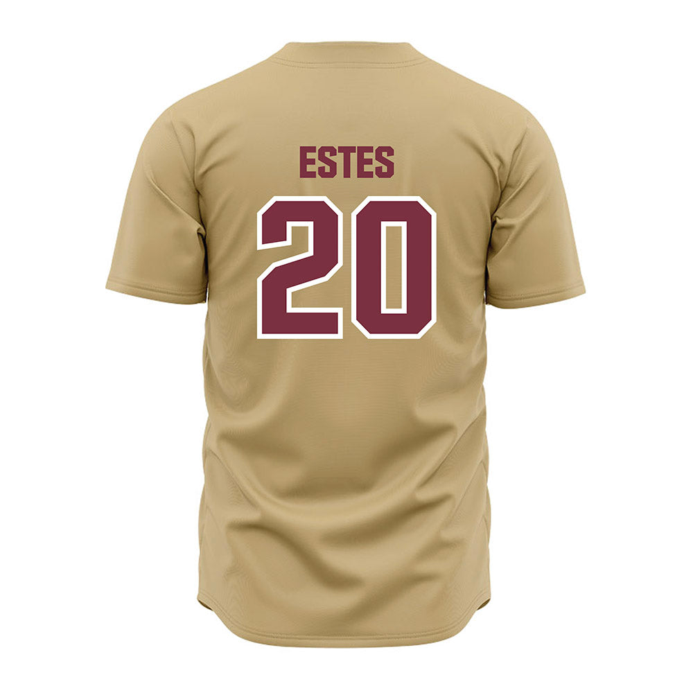FSU - NCAA Baseball : Jace Estes - Gold Jersey-1