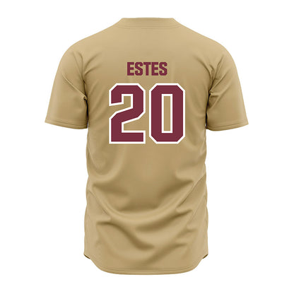 FSU - NCAA Baseball : Jace Estes - Gold Jersey-1