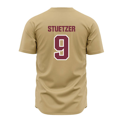 FSU - NCAA Baseball : John Stuetzer - Gold Jersey-1