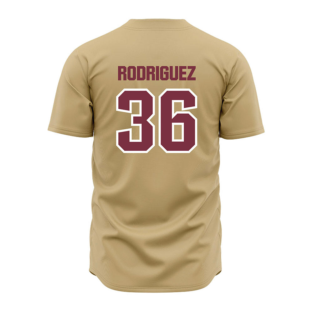 FSU - NCAA Baseball : Mookie Rodriguez - Gold Jersey-1