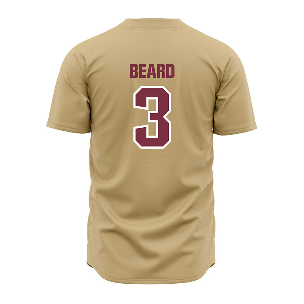 FSU - NCAA Baseball : Trey Beard - Gold Jersey-1
