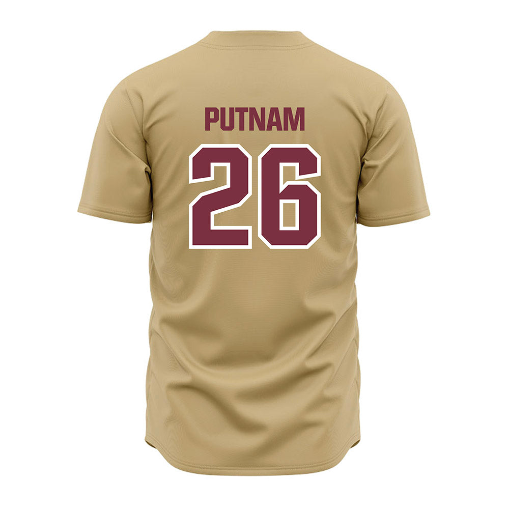 FSU - NCAA Baseball : Eli Putnam - Gold Jersey-1