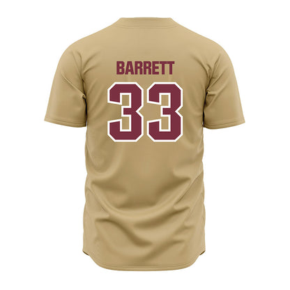 FSU - NCAA Baseball : Ben Barrett - Gold Jersey-1