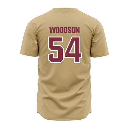 FSU - NCAA Baseball : Presley Woodson - Gold Jersey-1