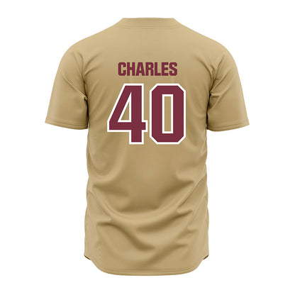 FSU - NCAA Baseball : Joe Charles - Gold Jersey-1