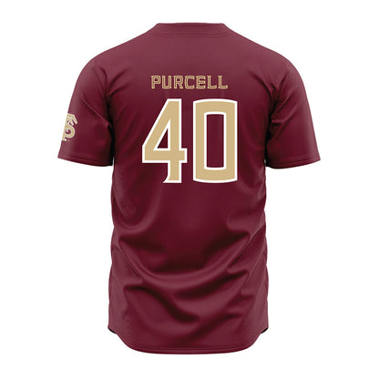 FSU - NCAA Baseball : Brodie Purcell - Garnet Jersey-1
