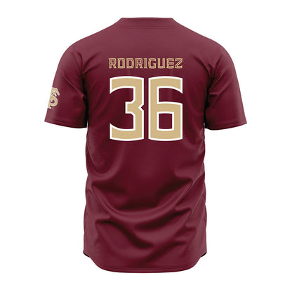FSU - NCAA Baseball : Mookie Rodriguez - Garnet Jersey-1