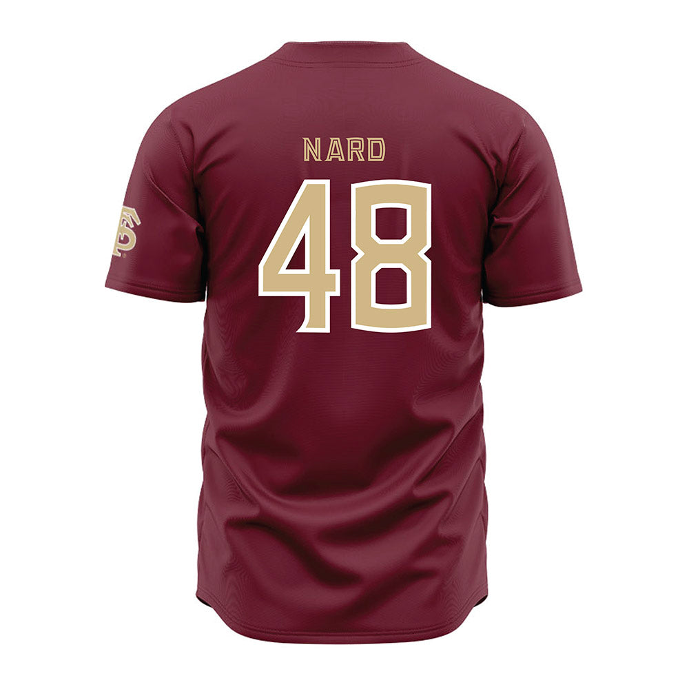 FSU - NCAA Baseball : Gabriel Nard - Garnet Jersey-1