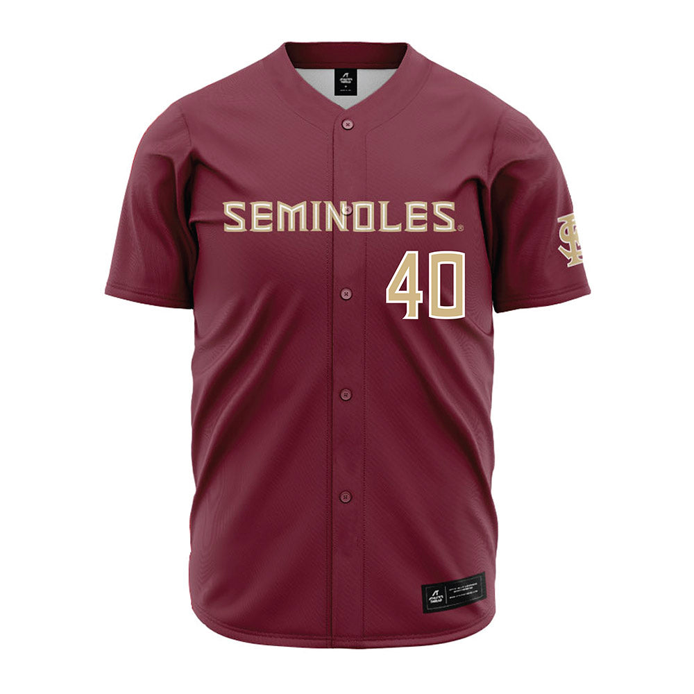 FSU - NCAA Baseball : Brodie Purcell - Garnet Jersey-0