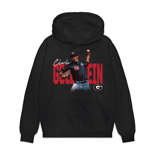 Georgia - NCAA Baseball : Charlie Goldstein - Collage Premium Hooded Sweatshirt-0