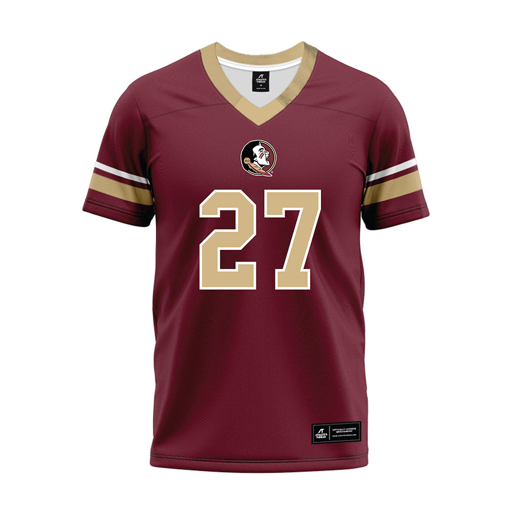 FSU - NCAA Football : Ashlynd Barker - Premium Football Jersey-0