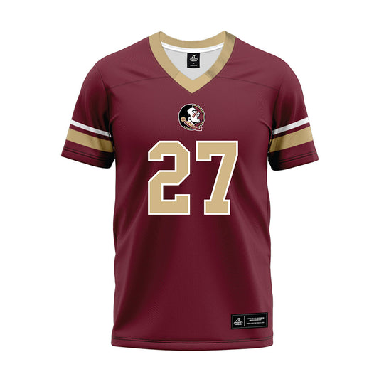 FSU - NCAA Football : Ashlynd Barker - Premium Football Jersey-0