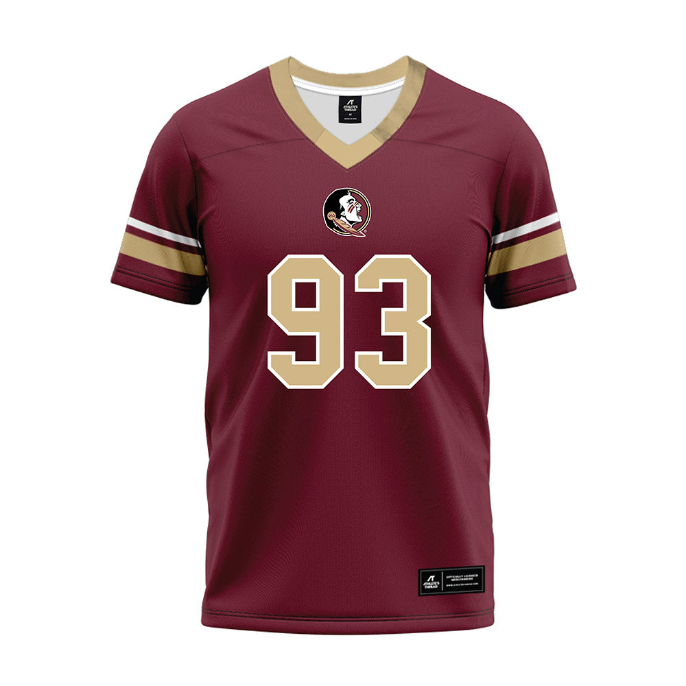 FSU - NCAA Football : Mandrell Desir - Premium Football Jersey-0