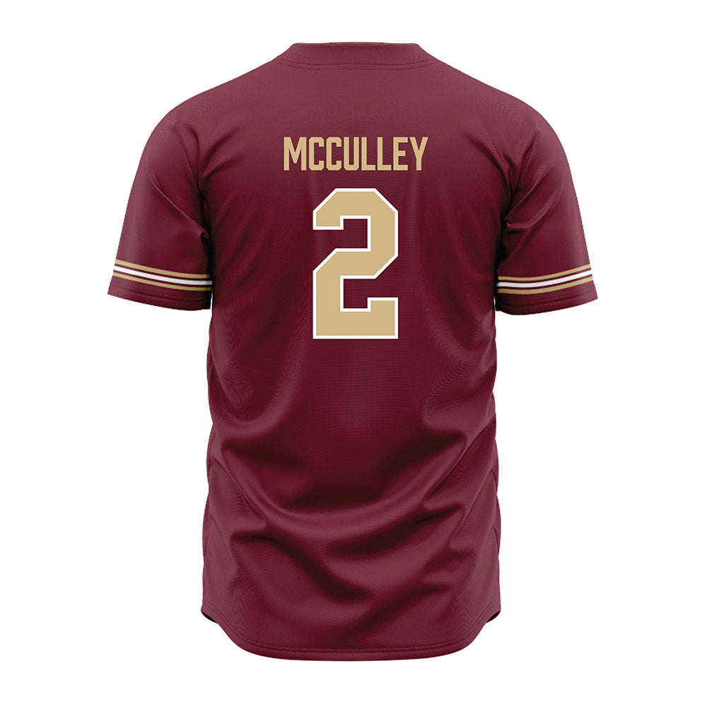 FSU - NCAA Baseball : Carter McCulley - Garnet Jersey-1