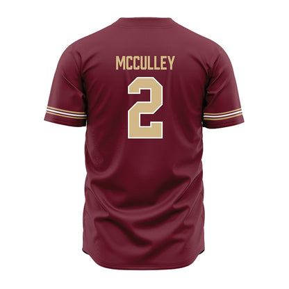 FSU - NCAA Baseball : Carter McCulley - Garnet Jersey-1