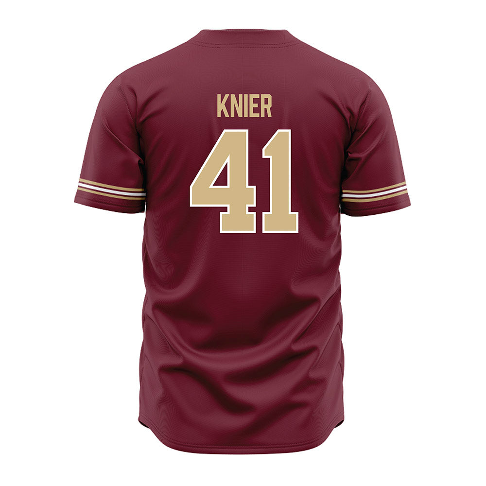 FSU - NCAA Baseball : Chris Knier - Garnet Jersey-1