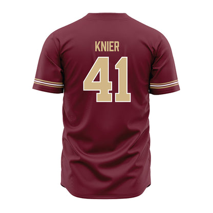 FSU - NCAA Baseball : Chris Knier - Garnet Jersey-1