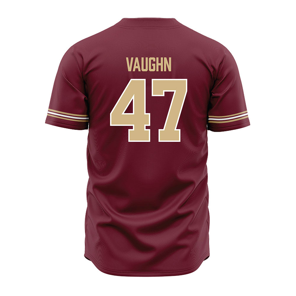 FSU - NCAA Baseball : Rhett Vaughn - Garnet Jersey-1