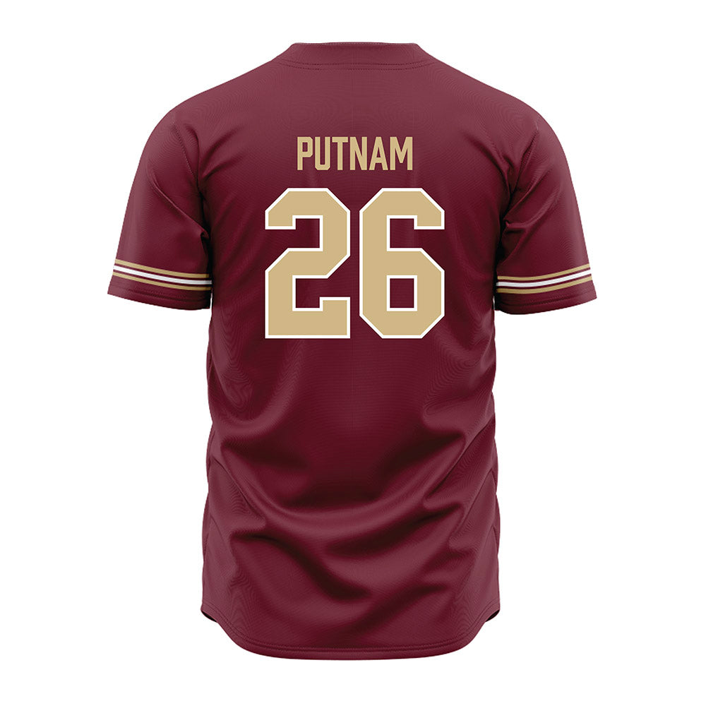 FSU - NCAA Baseball : Eli Putnam - Garnet Jersey-1